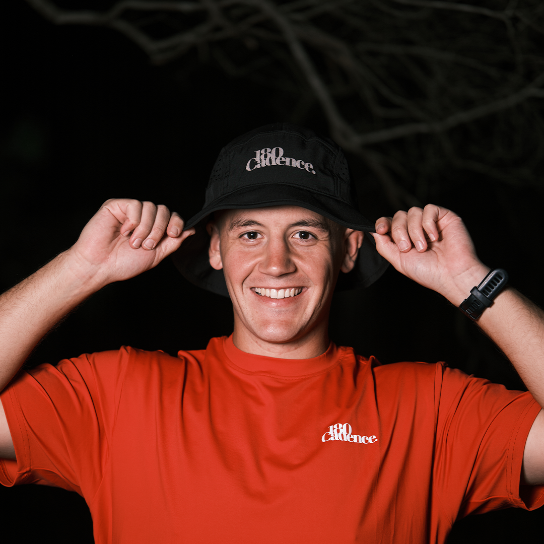 Black Running Bucket Hat