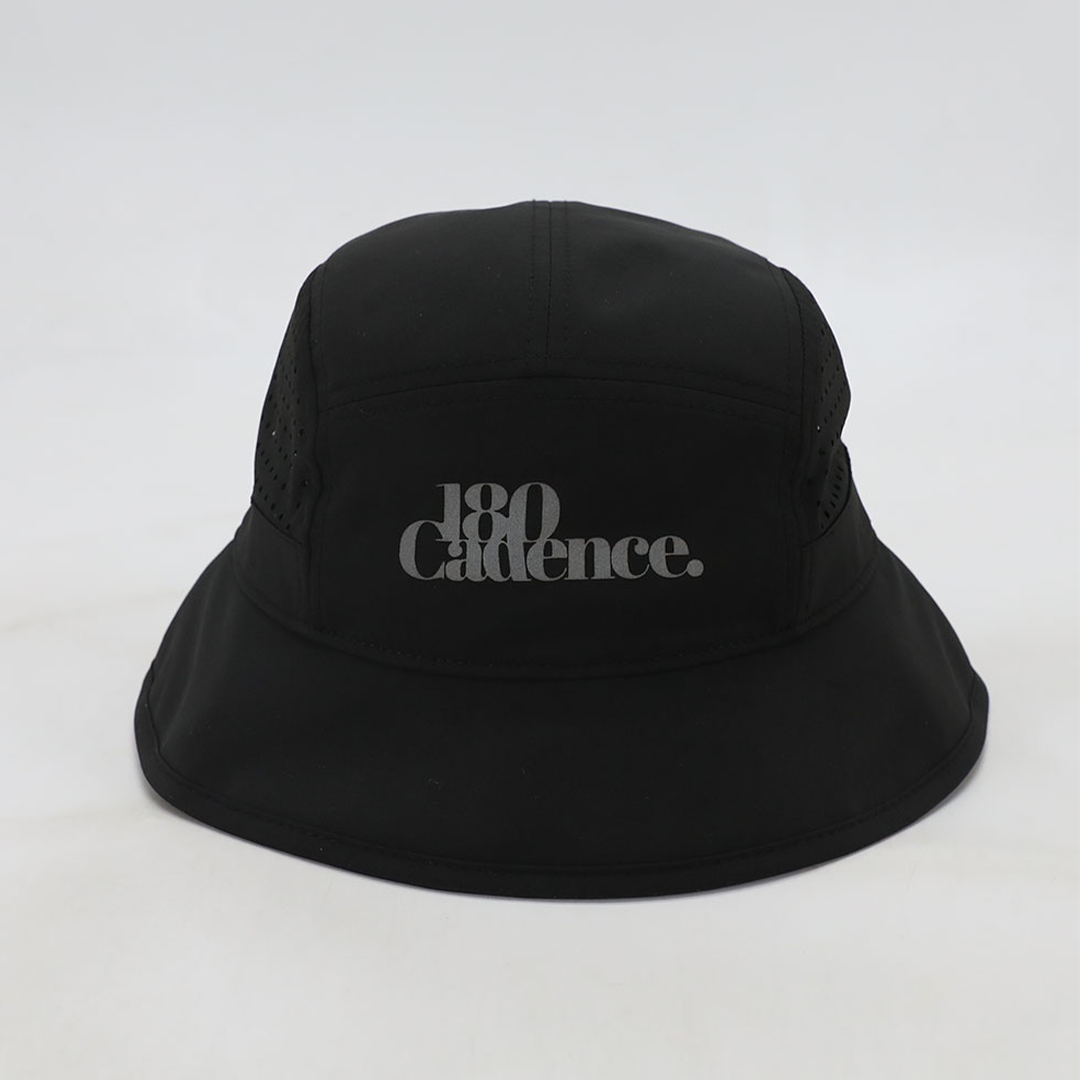 Black Running Bucket Hat