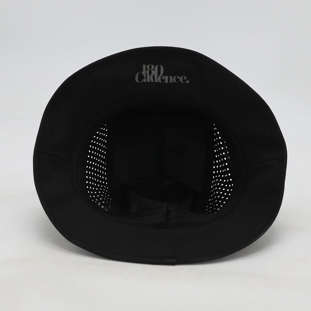 Black Running Bucket Hat