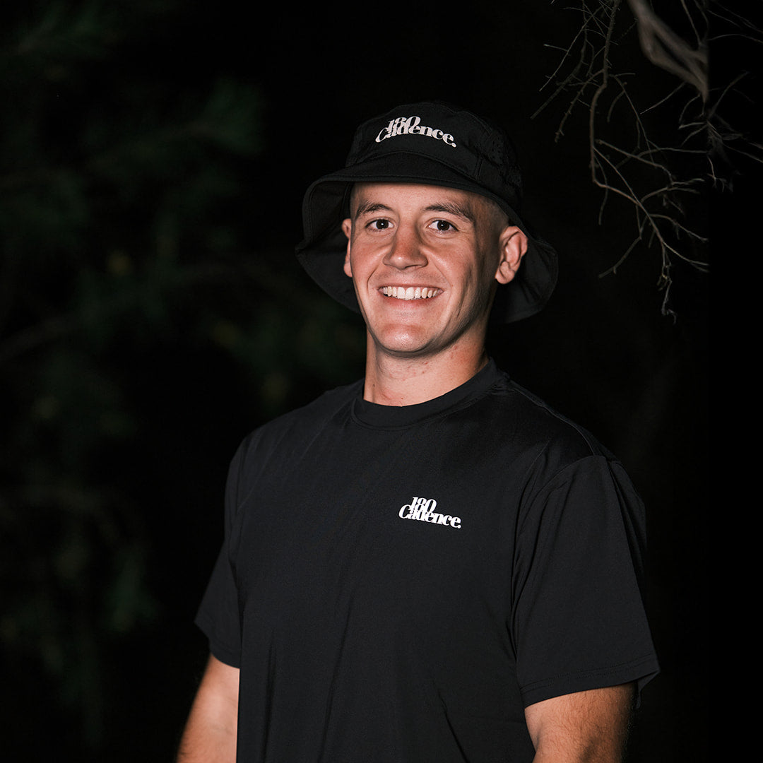 Black Running Bucket Hat