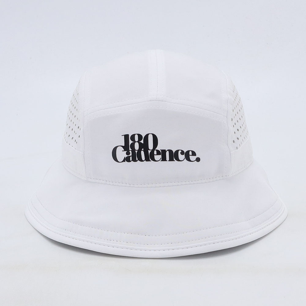 White Running Bucket Hat